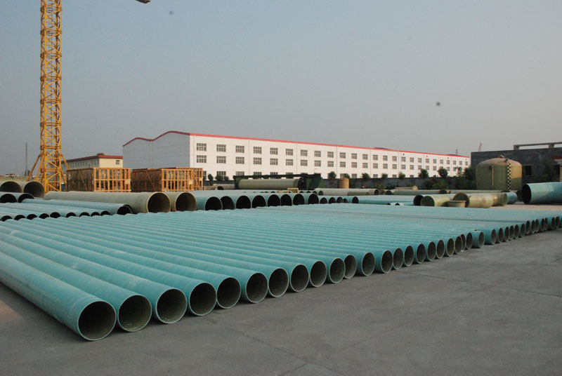 我公司为新加坡凯发Hyflux生产的用于天津大港新泉100000TonDay海水淡化工程制作的玻璃钢管道